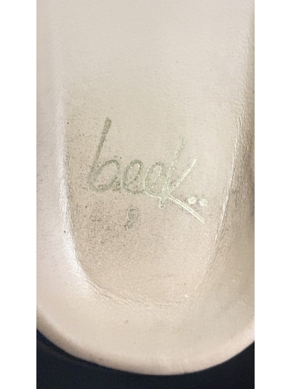 Beek Rhea Women Size 9 Cream Brown Beach Slides Slip On Platform Sandal - Picture 11 of 11